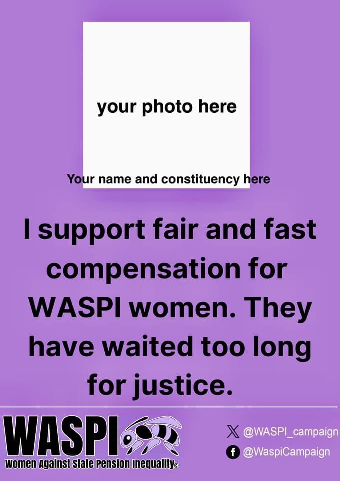WaspiSEEssex's tweet image. @JackieDP  if you are re-elected, please will you #commitforfaircompensation for around 5,040  #WASPI #1950swomen in #Thurrock?  You can show your support by sharing your photo on our pledge board, tagging 
@WASPI_Campaign
 Thank you.