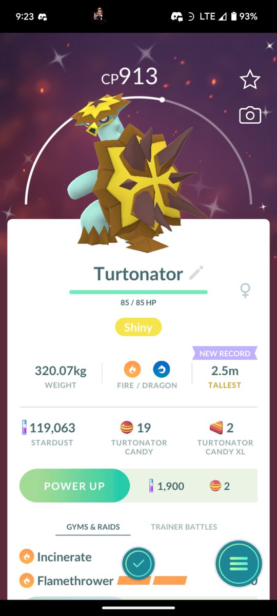 jibby_bones's tweet photo. Almost forgot to cash in on the Scorching Steps timed research 😅 so glad I didn't 🔥 #PokemonGO https://t.co/9HuI0PHH8z