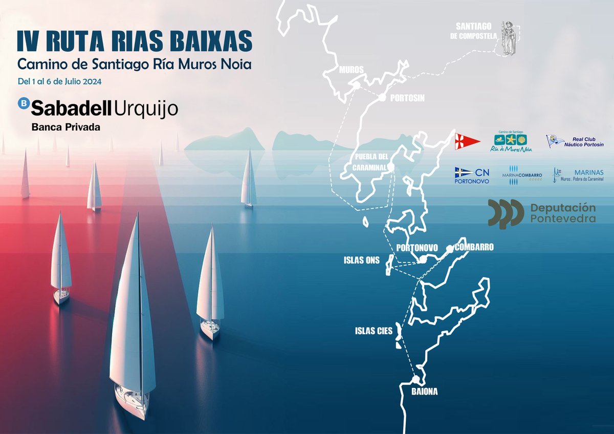 Este miércoles presentamos en el club una nueva edición, la cuarta ya, de la Ruta Rías Baixas...