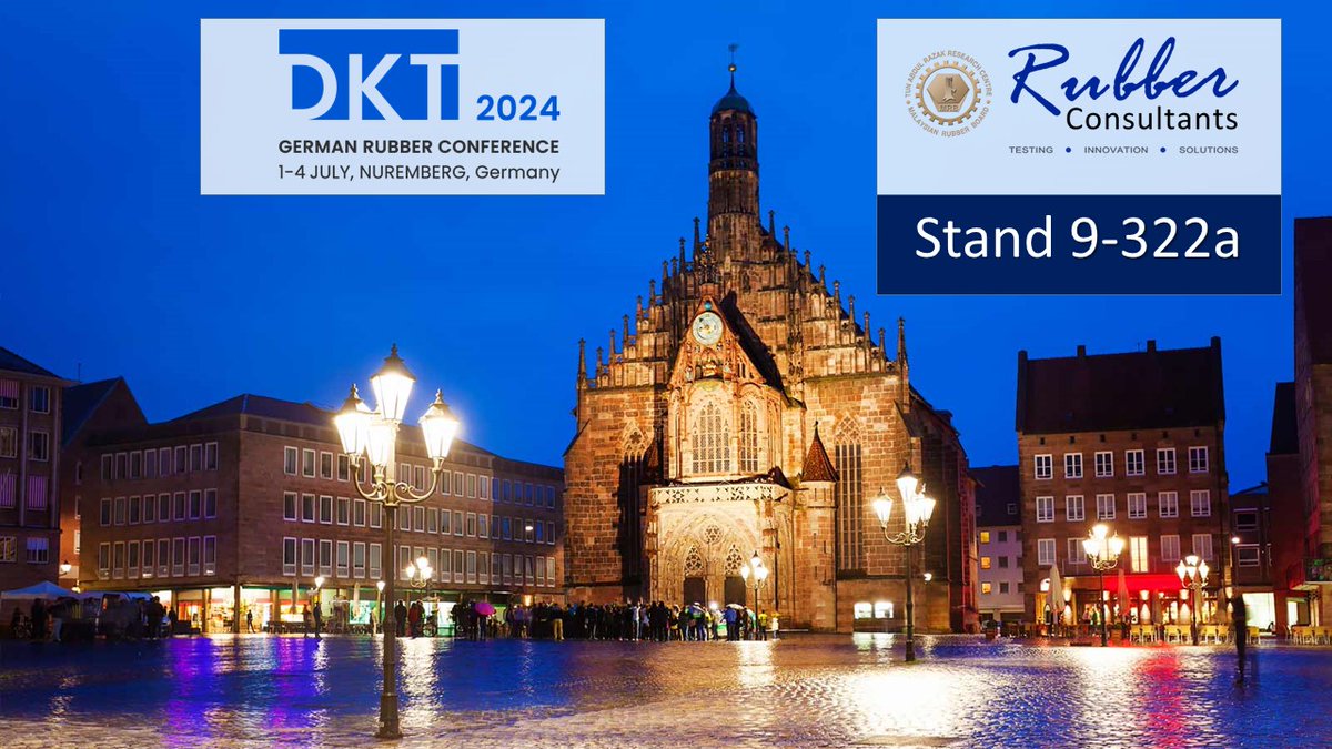 RubberConsultan's tweet image. 🚀Looking forward to connecting with industry leaders at the DKT next week, 1-4 July! #DKT2024 #RubberTech #Innovation #Exhibition

See you there! 

🗓️1-4 July
📌Nuremberg, Germany
📢 STAND: 9-322a