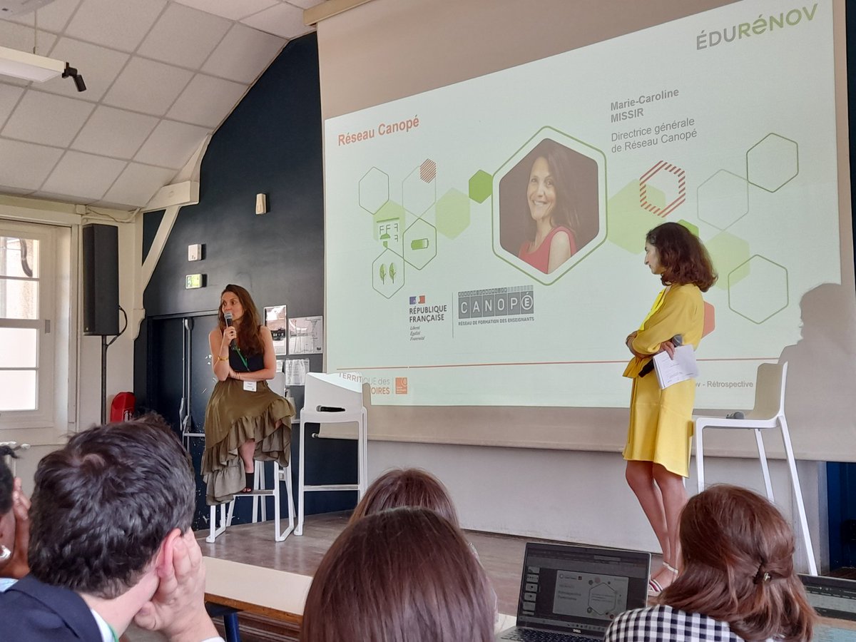 reseau_canope's tweet photo. #Edurenov- "La rénovation des écoles contribue au bien-être des enseignants et des élèves." @McMissir. "@reseau_canope est heureux de s'associer à ce programme dès aujourd'hui". https://t.co/1BALrxBhIT