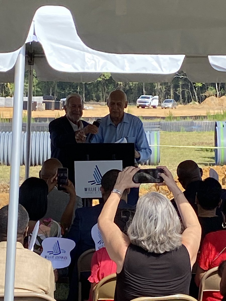 WFRoach's tweet photo. What a wonderful day getting to hear Coach Willie Jeffries at the Willie Jeffries School of Excellence ground breaking. https://t.co/DXoOxrz6T6