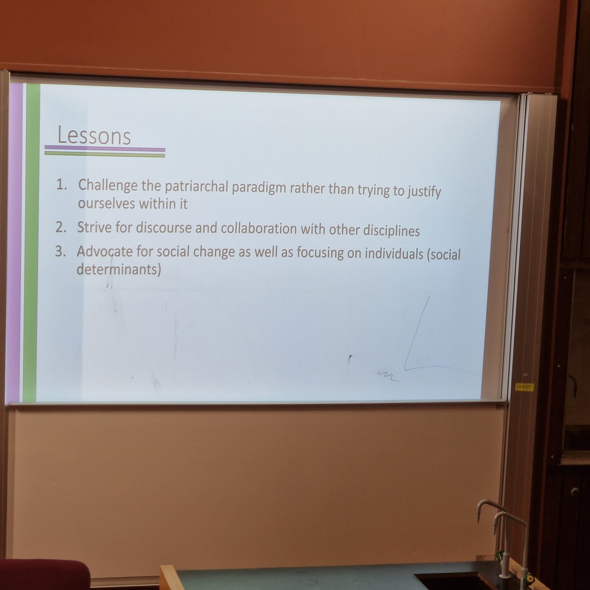 choganHERE's tweet image. What a fantastic presentation on Feminism and Home Economics @emer_c_cullen @IFHE_HomeEc #ifhe2024 #homeeconomics