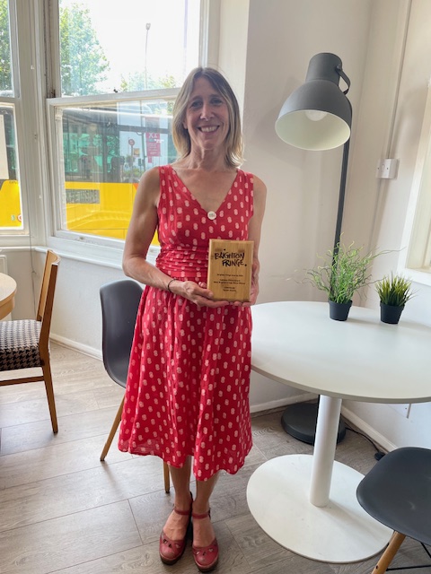 TamsinShasha's tweet photo. Proud to be the bearer of ⁦@brightonfringe⁩ Audience Choice Award⁩ for Best ⁦⁦Brighton Fringe⁩ Venue with Lionhouse @aodtheatre. It's a beautiful wooden plaque that celebrates our urban venue. Nicely done. 
Thank you!  

#venue #theatre #fringe #award #theatre https://t.co/EGU3qQRO6A