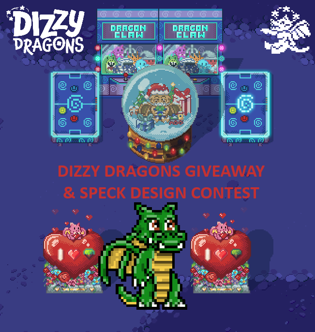 Luuu_pixels's tweet photo. 🌀 DIZZY DRAGONS GIVEAWAY 🌀

🐲 Follow @DizzyDragonsNFT & @Luuu_pixels 
🐉 Like and Share
🎁 10 $PIXEL + 1x Dizzy Dragons UGC

🪄 SPECK DESIGN CONTEST 🪄

🖼️ Reply with a picture of your Speck
🏆 I will pick the prettiest designs on 28.06.
🎁 4x Winners each get 1x Dizzy Dragons UGC