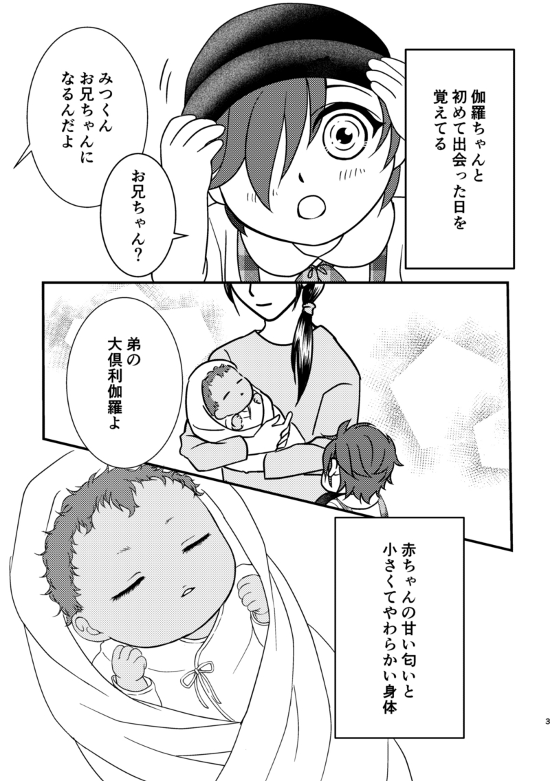 【6/30君罪JB】新刊サンプル/A5/24P「お兄ちゃんなんだから弟がかわいいのは当たり前だよね!」
オメガバースで兄弟なみつくりです。不穏な一文ですが、いつものみつくりハッピーエンドです!
まるや大先生が作ってくれた表紙はこれです!かわいい!!手書き文字になるところを救ってもらいました! 
