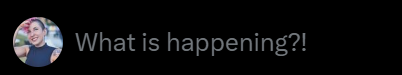 not_a_prodigy's tweet photo. The "?!" punctuation makes this textbox seem pretty dire. What even IS happening?!?! https://t.co/Gy0iDLej71