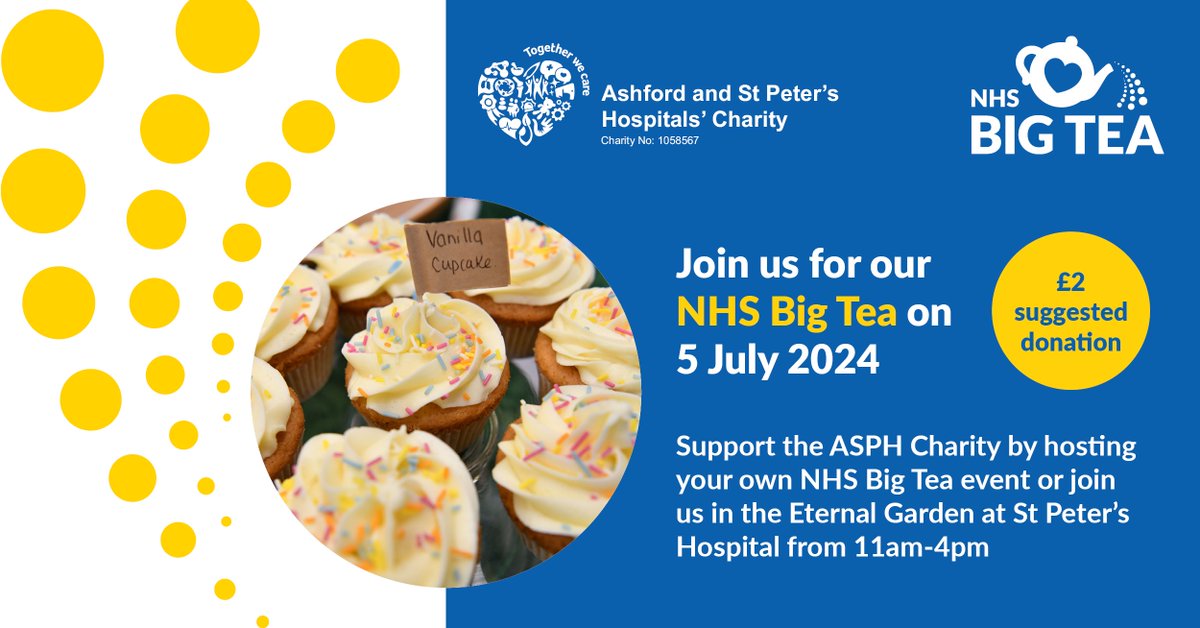 Ashford and St. Peter's Hospitals' Charity (@asphcharity) on Twitter photo 