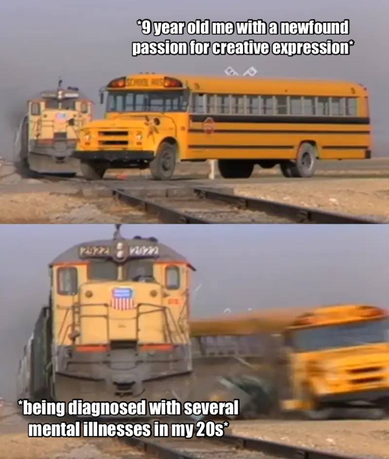 Genetic lottery is unpredictable. 
For most times. 

The only thing certain is that creativity and mental
disorders are a package deal. 
Coming from a writer with ADHD. 

Tell us in the comments what came in your bundle? 

No hate or you're ableist. And a misogynist. And a