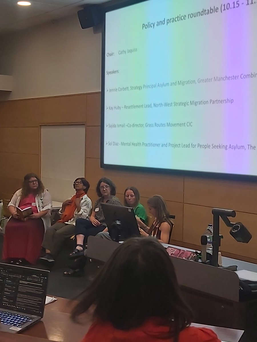 ‘Innovative Methods in Migration Research’ - pictures from the first panel this morning on policy and practice. This event is organized by <a href="/Migration_MMU/">MIGS: Migration & Interdisciplinary Global Studies</a> and co-organized by our very own <a href="/Kaylalor/">Kay Lalor</a>