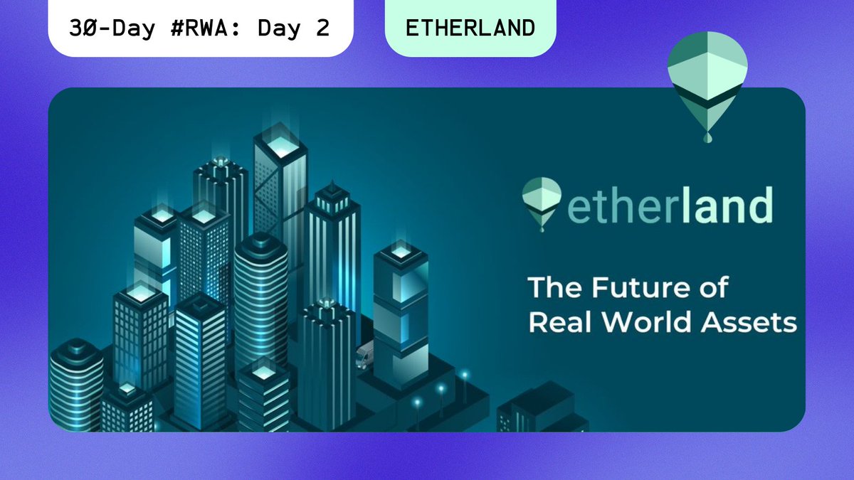 0xTimo's tweet photo. The future of Real Estate?🏠

📌30-Day #RWA, Day 2

Understand @EtherLandID in 10 seconds👇
1️⃣ Ability to tokenize any property
2️⃣ On-chain document storage (private and public)
3️⃣ No more paperwork and false data
4️⃣ Fast & transparent property transactions with low costs
5️⃣ Mobile App to access all the information

What's stopping you from buying tokenized properties?