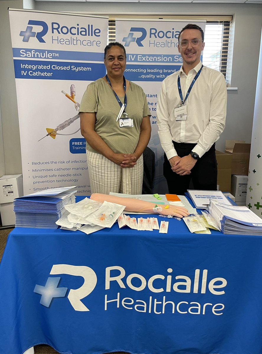 Diolch i Ross a Sumaya o <a href="/Rocialle/">Rocialle Healthcare</a> am eich cefnogaeth heddi #IPSCymru2024 thank you both for your support today #healthcare #IVcare <a href="/IPS_Infection/">IPS</a>