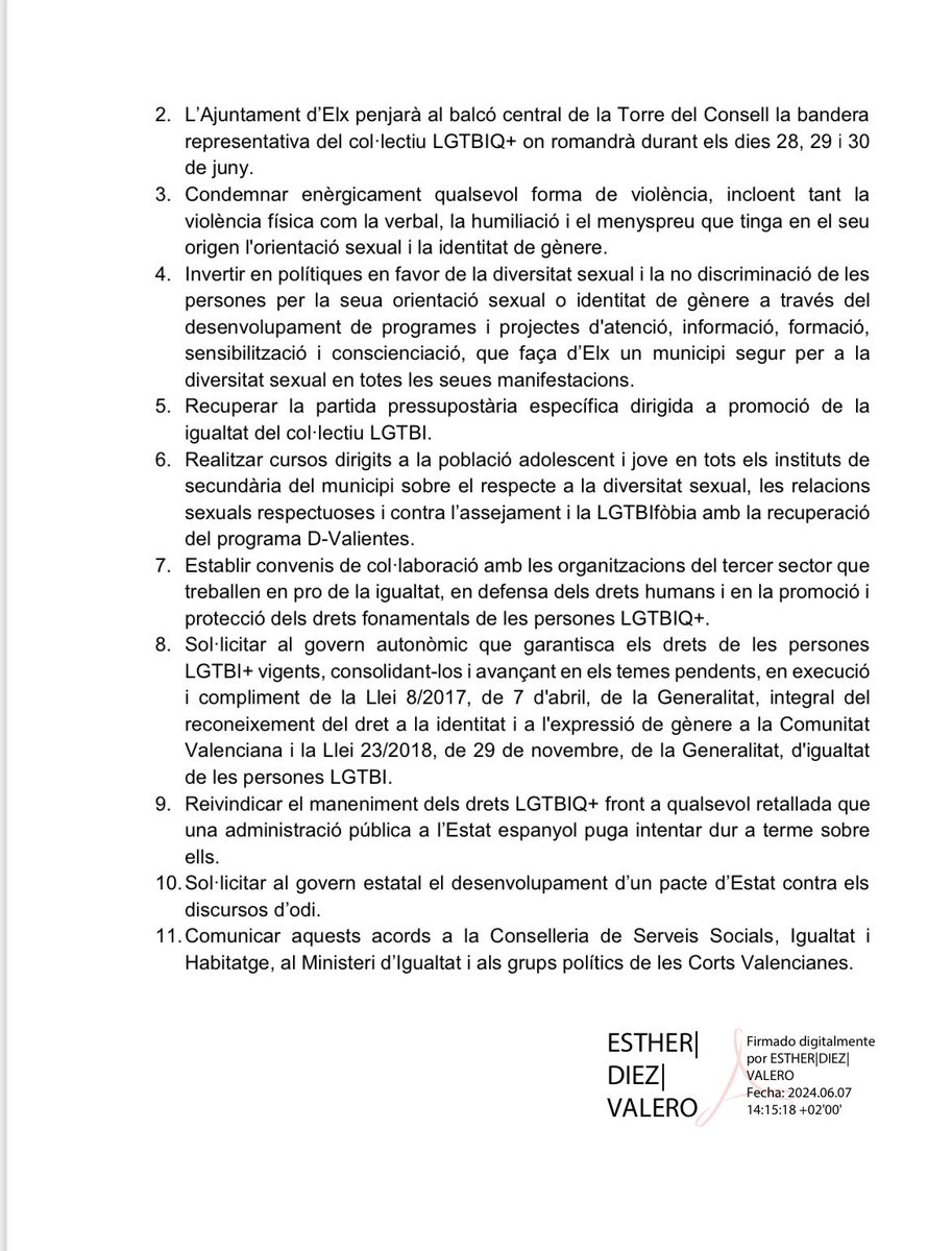 🚫Condeno que se use la orientación sexual de una persona para atacarla políticamente. Creo que las pegatinas son homófobas.

🏳️‍🌈Y también condeno que PP y Vox hayan votado en contra de la moción de <a href="/CompromisElx/">Compromís per Elx</a> en defensa de los derechos LGTBI.

🧵Abro hilo