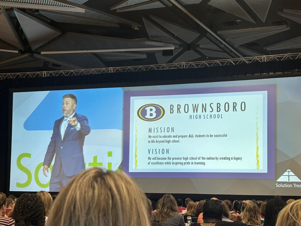 Brandon is crushing his keynote this morning! What is your northern star that is compelling you to improve? <a href="/SolutionTree/">Solution Tree</a> #solutiontree <a href="/1DrivenByVision/">Brandon Jones</a>