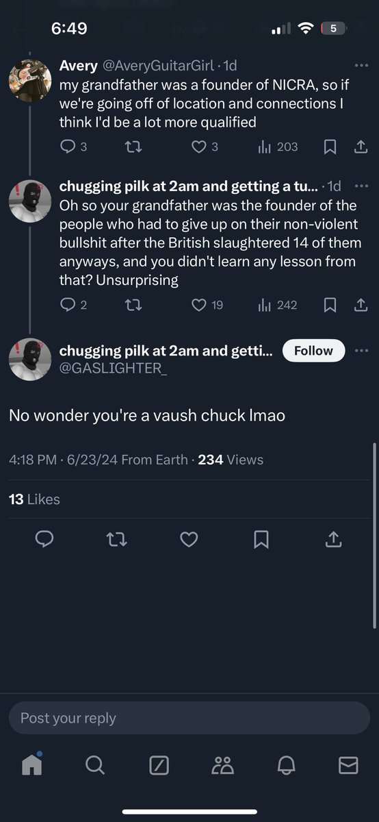 zaFooie's tweet photo. @AveryGuitarGirl @GASLIGHTER_ @whichjanna i wouldn’t say he’s the one taking the L here https://t.co/UEzPtoEvoB
