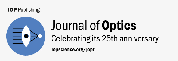 JPhys Photonics (@jphysphotonics) on Twitter photo 🌟 Exciting news from <a href="/IOPPublishing/">IOP Publishing</a>! Celebrating the 25th anniversary of the Journal of Optics with the launch of the #RisingStarsInOptics 2024 initiative. Recognising early-career academics making waves in the field! 🎉 #Optics #Photonics ow.ly/icap50Snbvx 🌟 Exciting news from <a href="/IOPPublishing/">IOP Publishing</a>! Celebrating the 25th anniversary of the Journal of Optics with the launch of the #RisingStarsInOptics 2024 initiative. Recognising early-career academics making waves in the field! 🎉 #Optics #Photonics ow.ly/icap50Snbvx