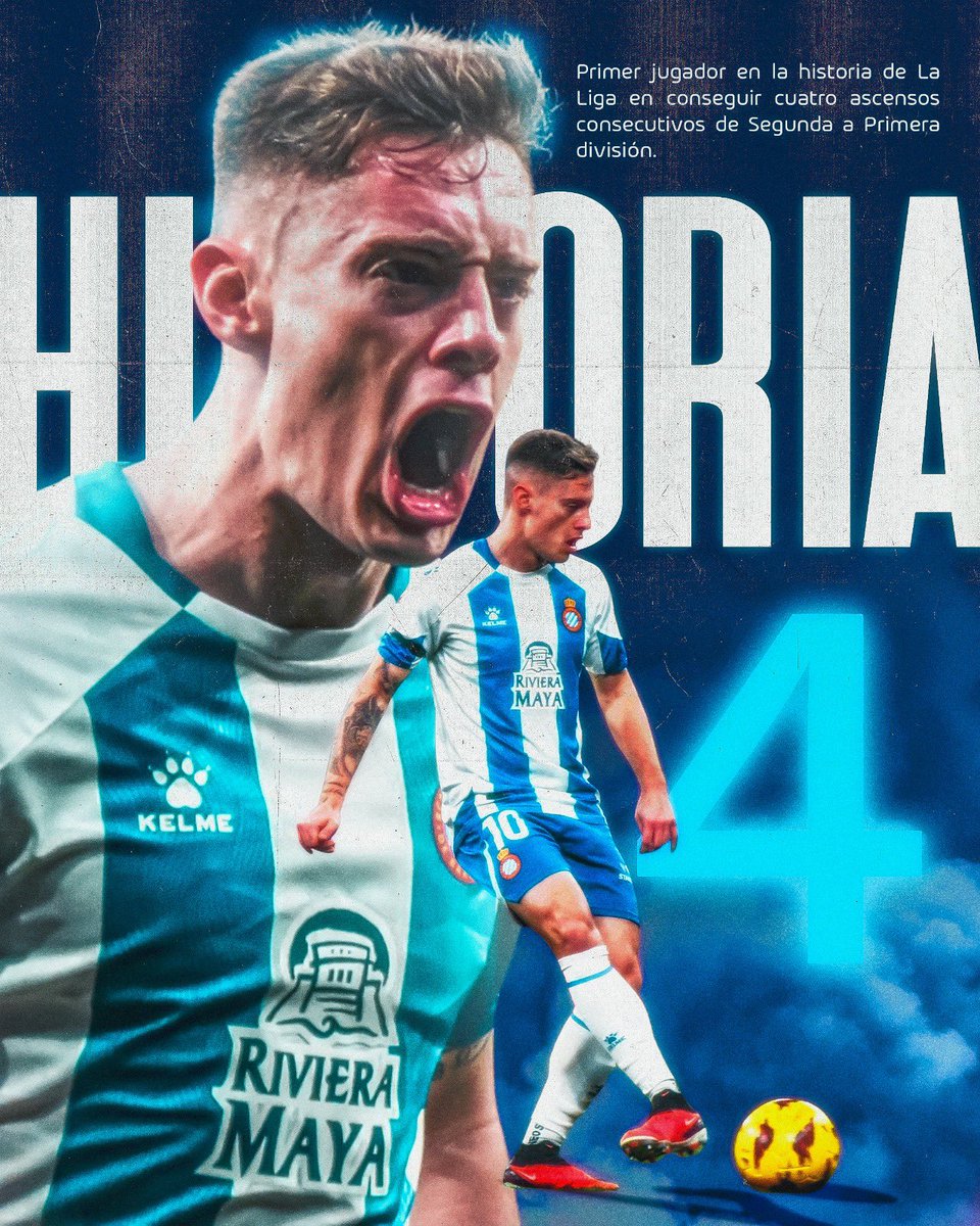 Magic Players (@magicplayers21) on Twitter photo 𝑯𝑰𝑺𝑻𝑶𝑹𝑰𝑨
Pol Lozano se convierte en el primer futbolista de la historia de @laliga en conseguir CUATRO ascensos consecutivos. ¡Enhorabuena, <a href="/lozanopol26/">Pol Lozano</a> !
• 2020/2021 - RCD Espanyol
• 2021/2022 - Girona FC
• 2022/2023 - Granada CF
• 2023/2024 - RCD Espanyol 𝑯𝑰𝑺𝑻𝑶𝑹𝑰𝑨
Pol Lozano se convierte en el primer futbolista de la historia de @laliga en conseguir CUATRO ascensos consecutivos. ¡Enhorabuena, <a href="/lozanopol26/">Pol Lozano</a> !
• 2020/2021 - RCD Espanyol
• 2021/2022 - Girona FC
• 2022/2023 - Granada CF
• 2023/2024 - RCD Espanyol