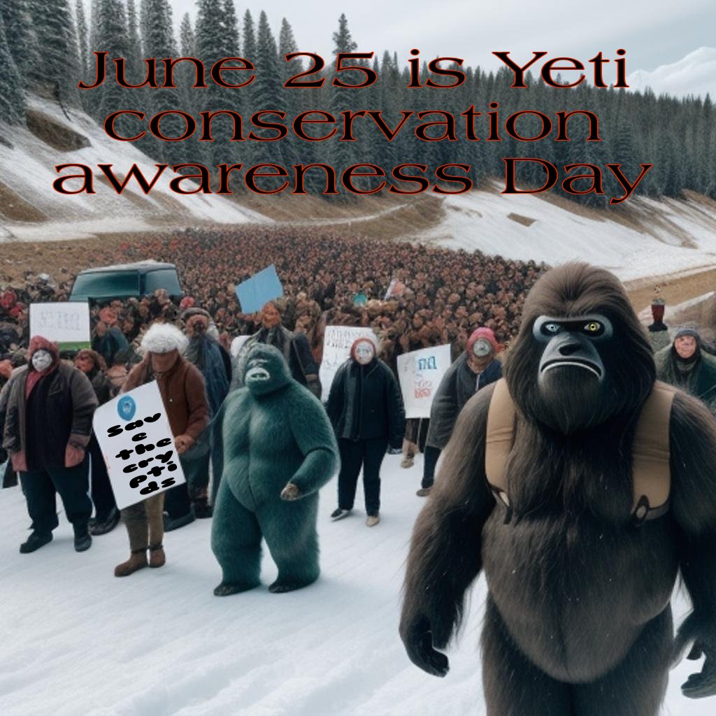Th3Haberdashery's tweet photo. Cryptids Need Homes! #YetiConservationAwarenessDay ️
Not just Yeti, But Bigfeet & all our mysterious neighbors need protected land. Let's keep the Wild wild for them! #SaveTheCryptids #YarnAndYetis #ProtectCryptidHabitats #CryptidConservation #CoexistenceWithCryptids #Yeti https://t.co/oLhKkjl6Z8