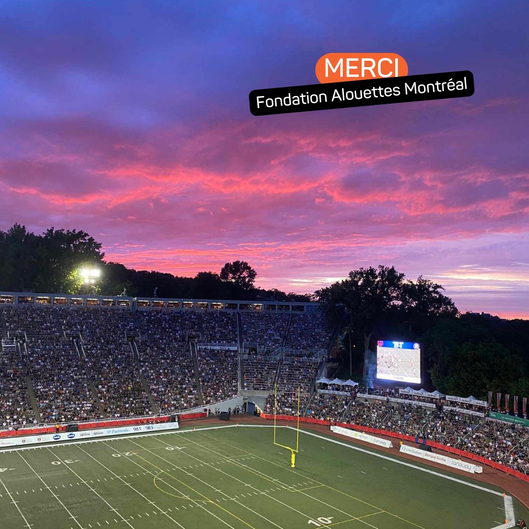 fdependancesmtl's tweet image. Un immense merci à la Fondation Alouettes Montréal de nous avoir offert 100 billets pour que les usager·ère·s des services spécialisés en dépendance du CCSMTL et leurs familles puissent assister au match d'ouverture @MTLAlouettes VS @REDBLACKS! 🏈