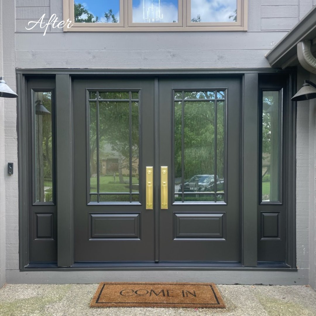 HEGGwindows's tweet image. Does your front door need a refresh? We recently installed these beautiful double-entry doors to create a stunning entryway. Call us today to learn more about options for a new front door.

#HEGGHomeTransformation #EntryDoor #DoubleDoor