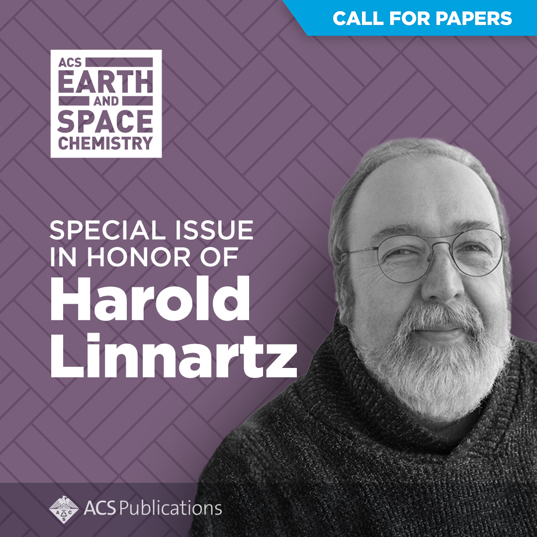 📢 Call for Papers 📢 This Special Issue honoring the legacy of Harold Linnartz will feature a broad range of contributions on all aspects of molecular astrophysics. Submit your manuscript by January 1, 2025. 🔗 go.acs.org/9XC