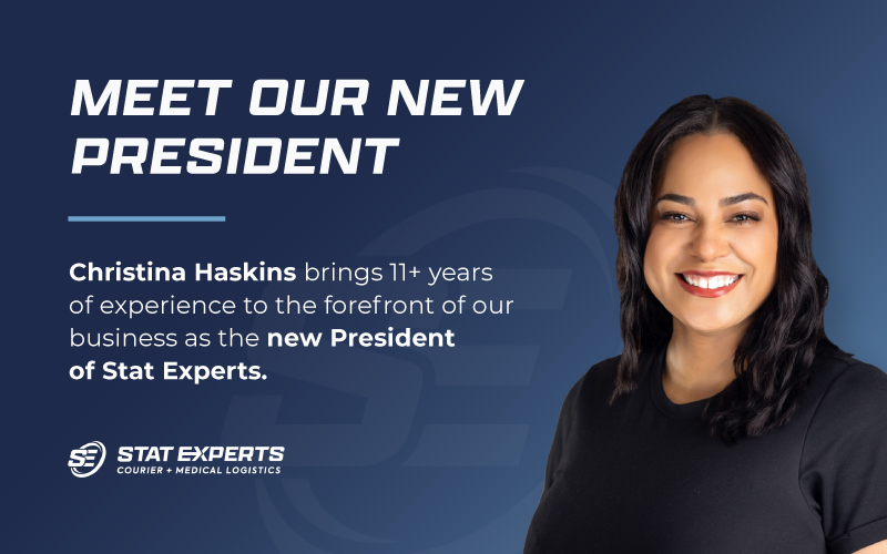 ExpertsStat's tweet photo. Stat Experts is thrilled to announce the newest milestone in our journey as your trusted medical logistics experts. Under the leadership and vision of Christina Haskins, we look forward to serving your healthcare practice in new and exciting ways.

#President  #MinorityOwned https://t.co/jOpm4CUowC