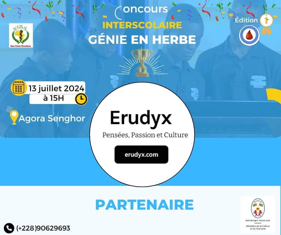 #Erudyx #Sante #Culture
Heureux de nous joindre à ce jeu concours, organisé par l' ONG #VISA , qui vise à sensibiliser les élèves sur les bonnes pratiques en matière de prévention du #diabete. 
RDV pris pour le 13 juillet !