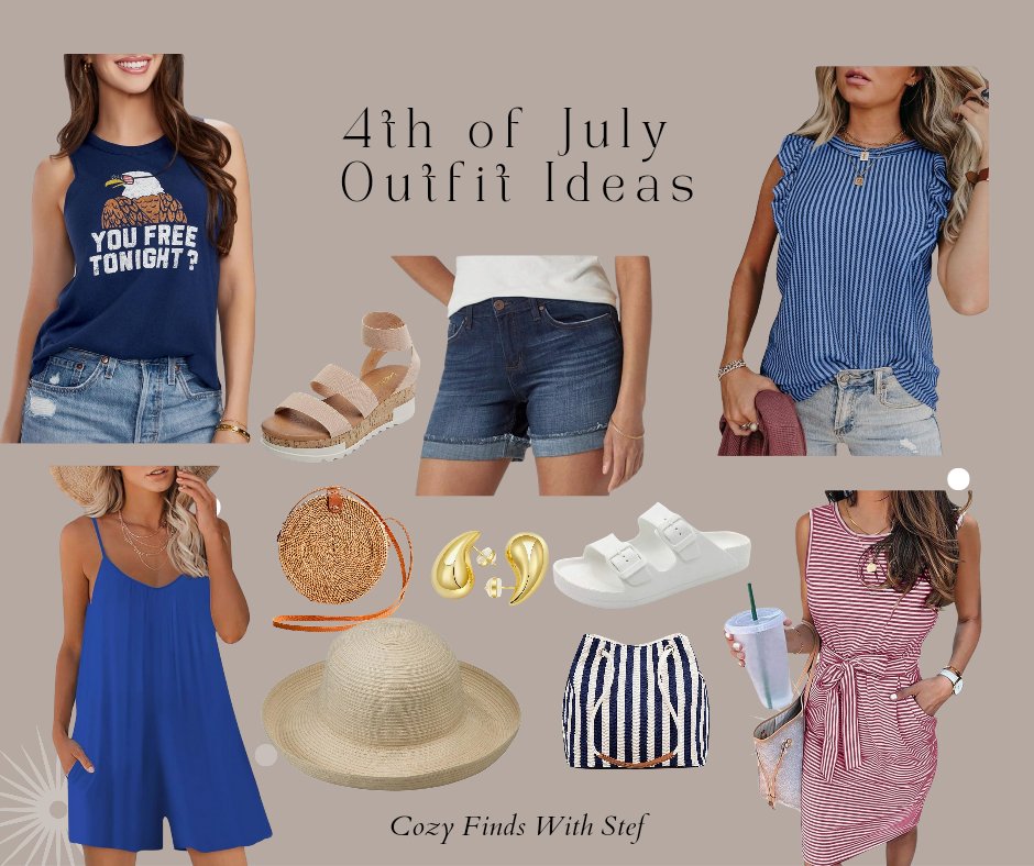 Thebevinsclan's tweet image. Here's a few ideas to get you started for any 4th of July outings!
Affiliate link 🔗 amzn.to/4biqVi7
#cozyfindswithstef #stefsrecs #amazonfinds #amazonfavorites #4thofjulyoutfit