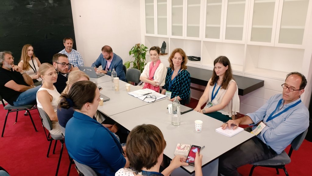 project_upper's tweet image. We&apos;re pretty chuffed to present our project to @RosalindeEU Clean Planet Director in the @EU_Commission
 Aquí estamos #MissionCities day one #UPPERProjectEu 🇪🇺🇪🇸