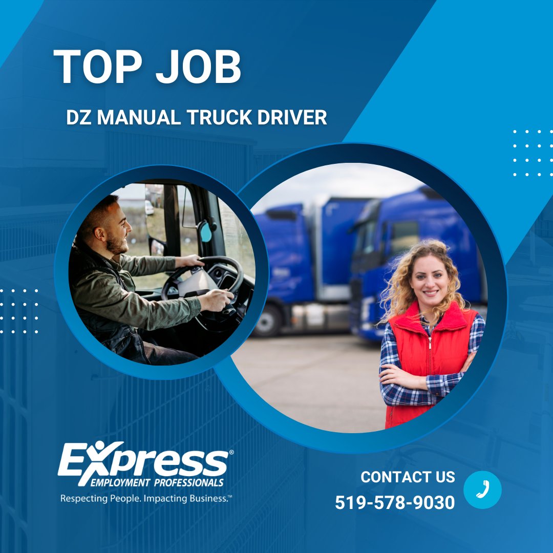 expresskw's tweet image. Service, value and quality are top of mind for your potential employer as a DZ Manual Delivery Driver! Pay: $25/h. Days. Apply now: jobs.expresspros.com/job/14288566 #kitchenerwaterloo #kwjobs