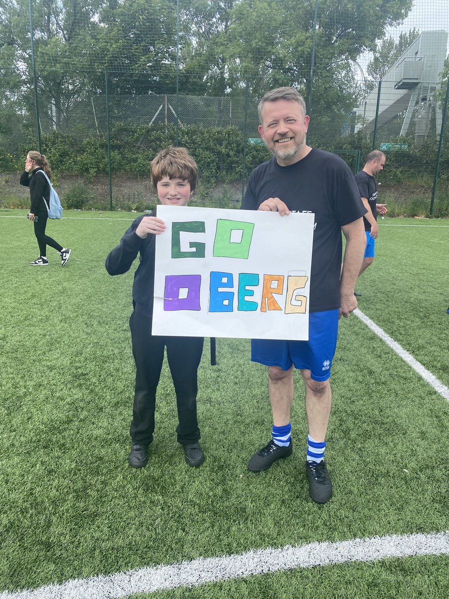 Staff v Pupils football on the final afternoon of term…. Might be my last year!! 

#notasyoungasiusedtobe