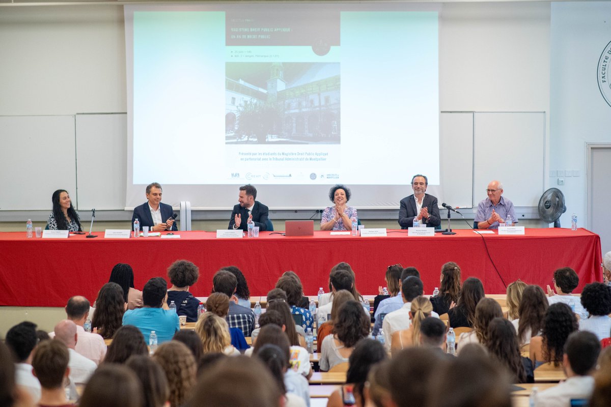 Université de Montpellier (@umontpellier) on Twitter photo Colloque annuel du Magistère droit public appliqué <a href="/MagistereDPA_UM/">Magistère Droit Public Appliqué</a> <a href="/Faculte_DSP_UM/">Faculté Droit et Science politique de Montpellier</a> organisé en partenariat avec le tribunal administratif de #Montpellier. Conférence d’actualité, intitulée « Un an de droit public » destinée à restituer les dernières évolutions du #DroitPublic Colloque annuel du Magistère droit public appliqué <a href="/MagistereDPA_UM/">Magistère Droit Public Appliqué</a> <a href="/Faculte_DSP_UM/">Faculté Droit et Science politique de Montpellier</a> organisé en partenariat avec le tribunal administratif de #Montpellier. Conférence d’actualité, intitulée « Un an de droit public » destinée à restituer les dernières évolutions du #DroitPublic