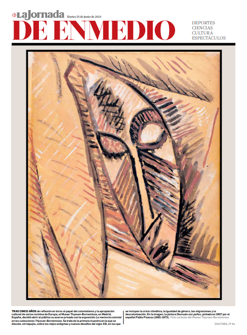 Hoy en #LaJornadaDeEnmedio:

Tras cinco años de reflexión en torno al papel del colonialismo y la apropiación cultural de varios recintos de Europa, el Museo Thyssen-Bornemisza, en Madrid, España, decidió abrir al público su acervo privado con la exposición 'La memoria colonial