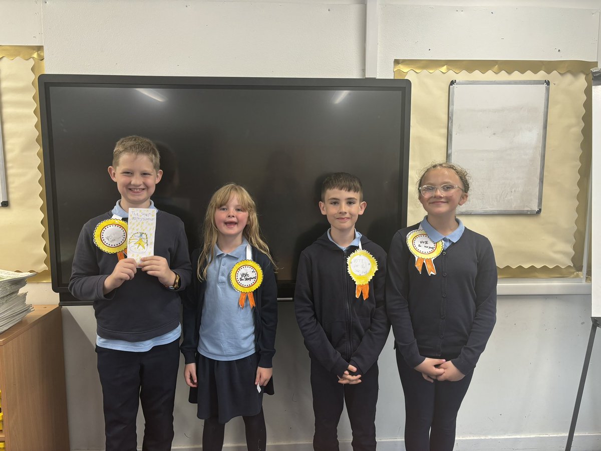 mrsbryan_'s tweet photo. As part of our Elections and Parliament topic, Primary 5 are preparing for a mini election. We have split up into political parties, made manifestos and campaigned for votes. Tomorrow we are holding the election - thanks to our wonderful polling team @stcatherinespsy https://t.co/uAWOtHxHOn