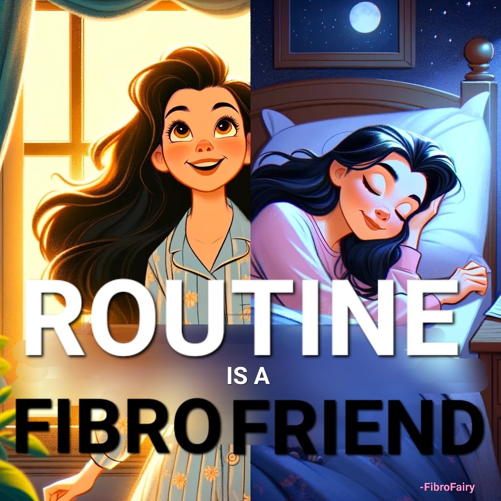 fibro_fairy's tweet image. Building a solid #routine is step #1 in becoming an #optimizer.
I started with waking up at the same time each day, then, a consistent bedtime.
Each step, no matter how small, is a victory in managing #ChronicPain.
Celebrate these achievements – they&apos;re wins! #fibromyalgia #fibro