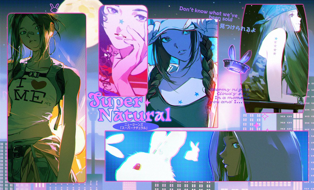 Golden moon
Diamond stars