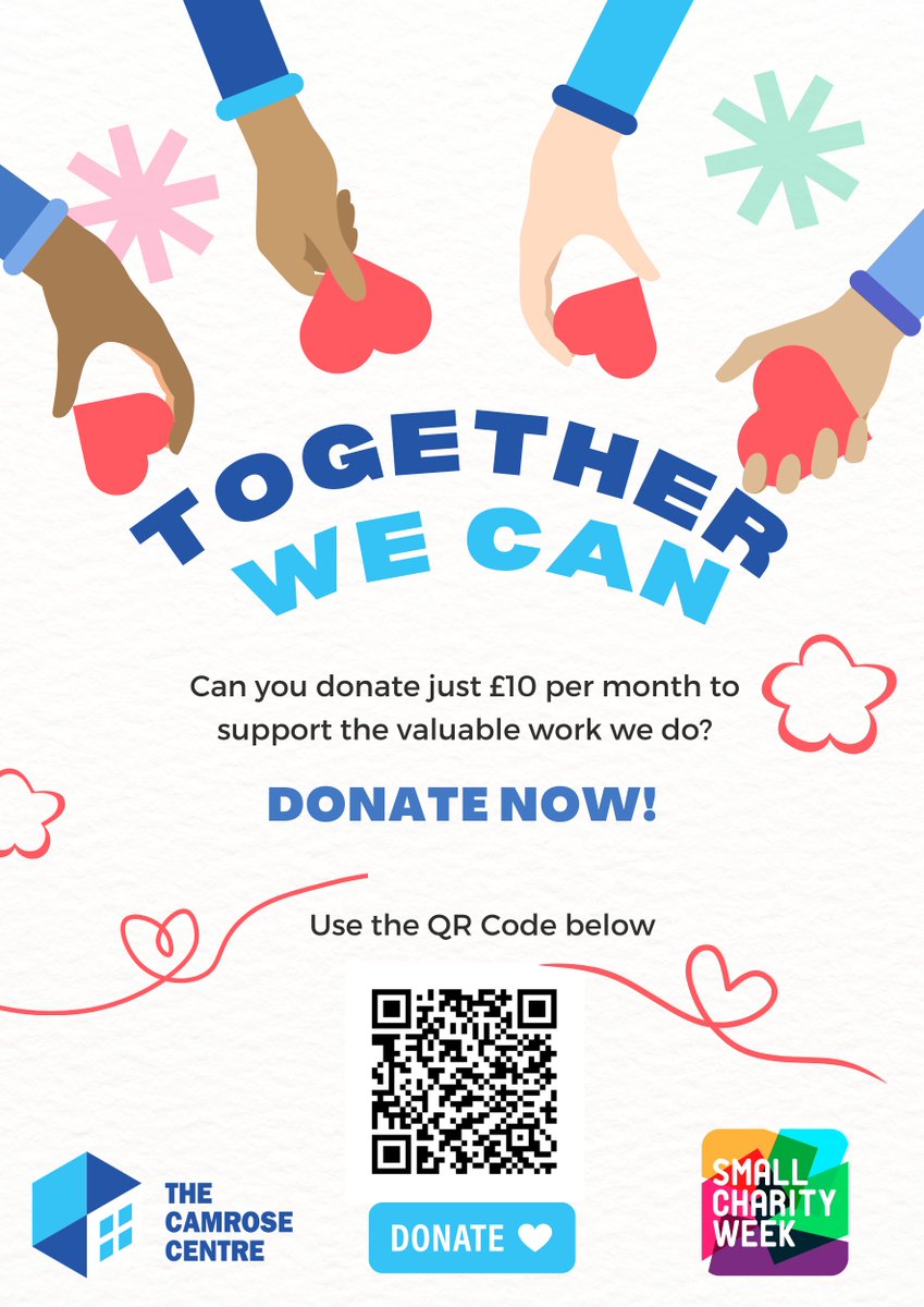 Can you support our small charity during #SmallCharityWeek by pledging a small regular donation?

cafdonate.cafonline.org/14589#!/Donati…