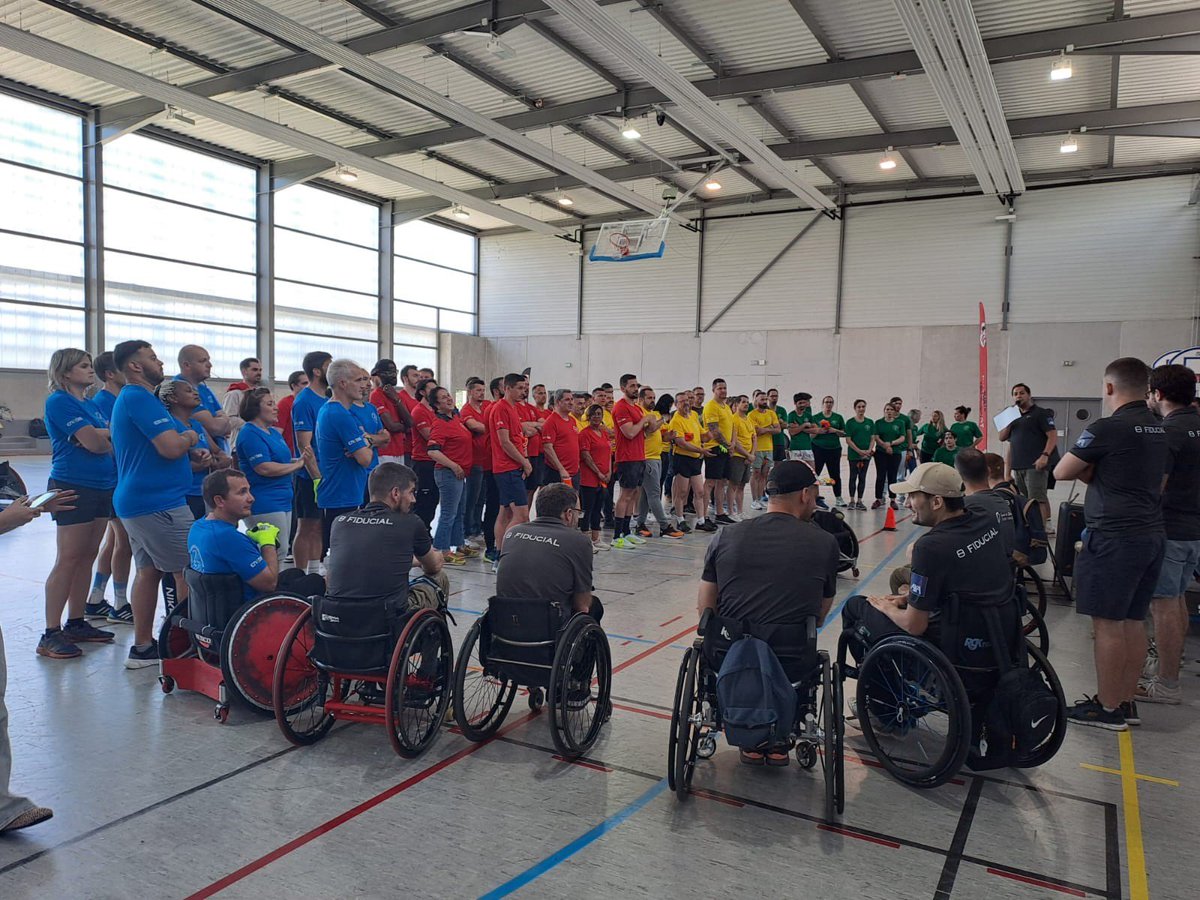Enedis a participé à la 5ème édition du Top 14 Handisport à Toulouse ! Une compétition de rugby fauteuil entre 4 Directions Régionales pour promouvoir l'inclusion et la diversité. Merci au Stade Toulousain Rugby Handisport pour leur soutien ! #Enedis #RSE #Inclusion #Handisport