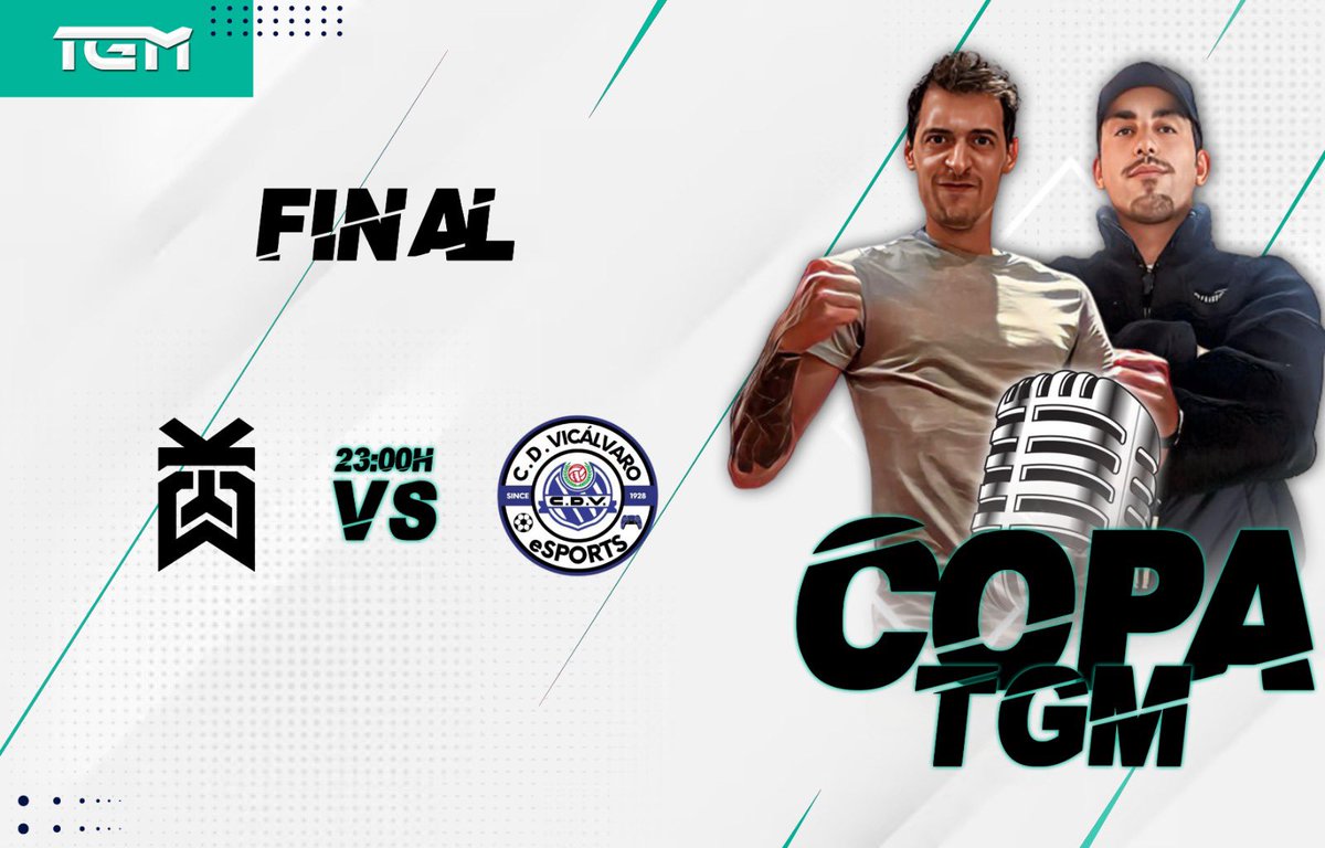 #ClubesPro | #CopaTGM

¡Primera Finalísima! 
Dos choque de trenes está noche se enfrentan para llevarse el triunfo 🏆

¿Queríamos disfrutar? 

🏆<a href="/KodeGamingES/">KODE GAMING</a> 
🆚 @eSportsCDVical 
⏰ 23:00h

Que menos que compartir este momento hoy con ellos ⤵️
🎙️<a href="/MambaCaster/">MAMBA 🎙️</a> 
🎙️@Mayorkynazo 
📺