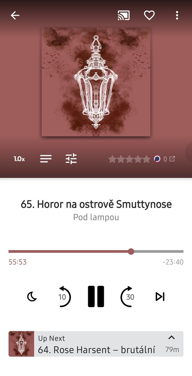 Já vím, že Googlu je to u prdele, ale jestli si myslí, že místo Google Podcasty začnu používat YouTube music, tak se šeredně spletl. Vyzkoušel jsem několik podcastových aplikací a jednoznačně můžu doporučit PodcastGuru. 👍
<a href="/podcastguru_app/">Podcast Guru</a>