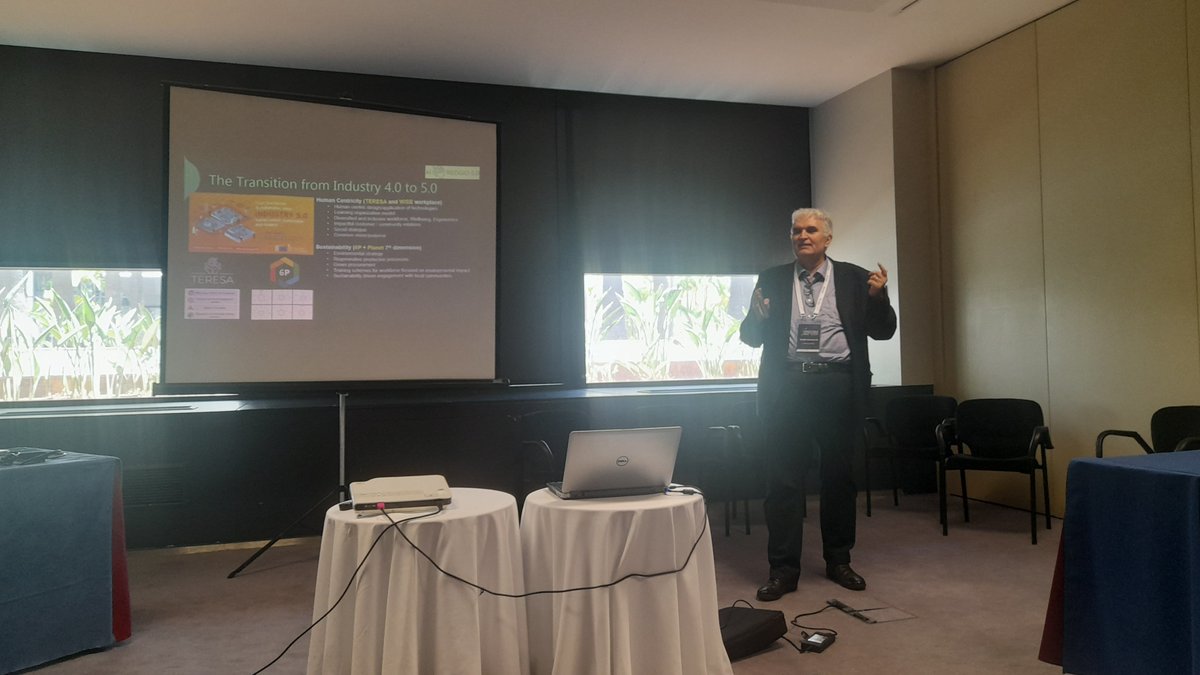 The transition from #Industry40 to #Industry50 an Evolution or a Revolution? Human centric + Sustainability + Resilience... Under debate at #Mdtweek with the participation of <a href="/cidihub/">CIDIHUB</a> and <a href="/Innovalia_group/">Innovalia Group</a>