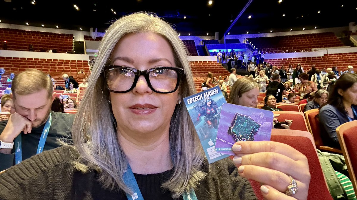 nicolelipps's tweet image. 📣 Hey #ISTE24 attendees! If you spot me around, I still have several #EdGuardian pins and trading cards to give away. Don&apos;t be shy, come say hi and grab yours! 🎉✨ #EdTechMaven @EduGuardian5