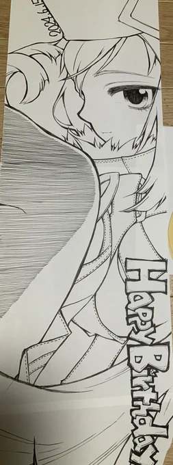 (6/15)載せるのが遅くなりましたが、先日の自分の誕生日に奥さんと娘がミリアちゃん描いてくれてました!びっくりした!!!ありがとう～～!!!!(二枚目が娘)滅茶苦茶可愛い!!!!そして二人とも上手い!仕事手伝ってくれ!!!(心の声 