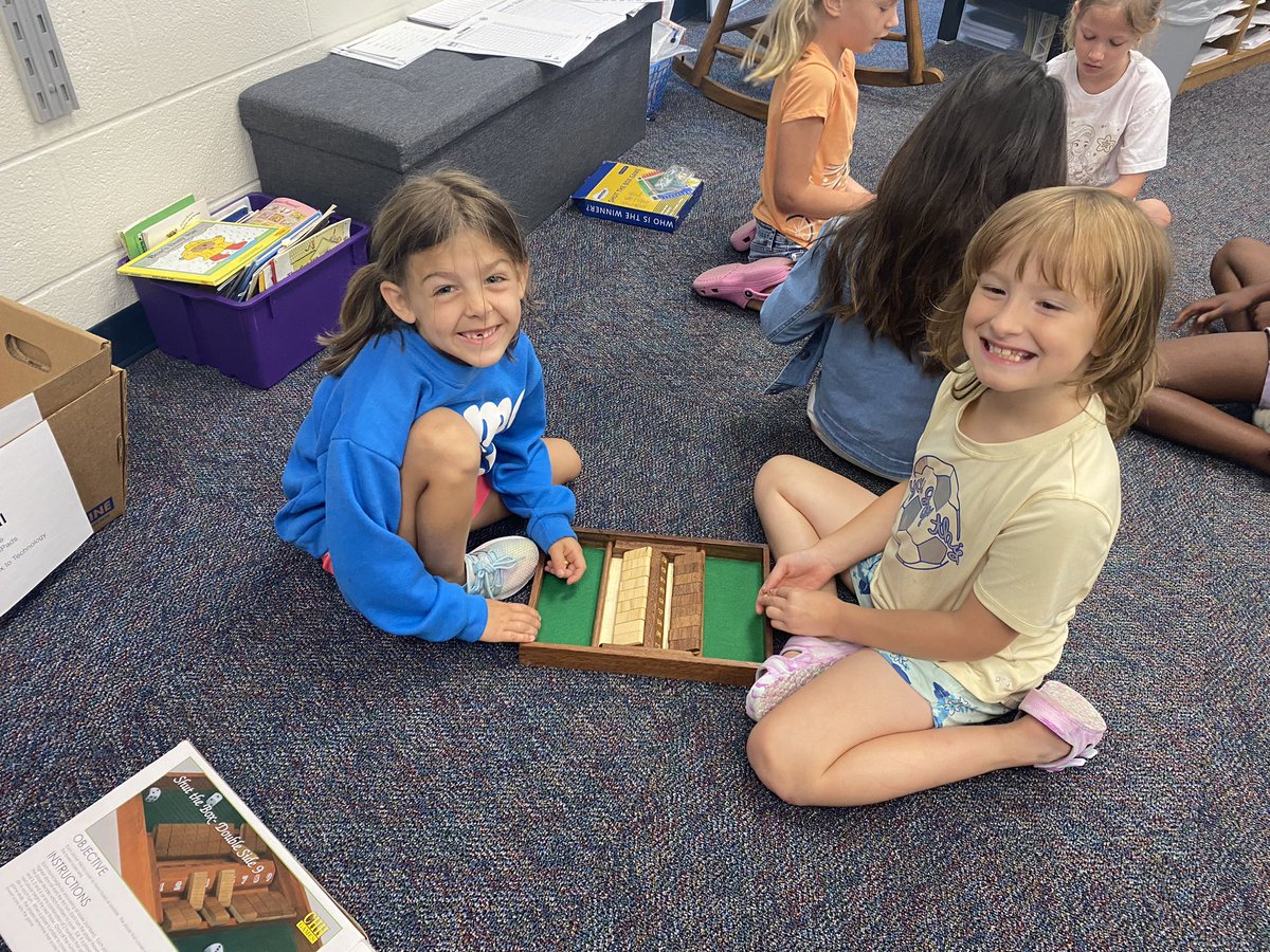 AFleckal's tweet image. Second graders practiced their addition facts this morning by playing Shut the Box.  @ShoalCreekStars @LPSSummerAdv #starssc #LPSSummer2024