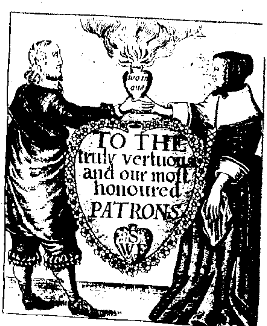 Chapter writing, and I find this image from The spiritvall conquest in five treatises (1651, USTC 3065879) really compelling, but I'm not sure who these people are meant to be--if they're even real people at all! If anyone has any leads, I would appreciate hearing of them!