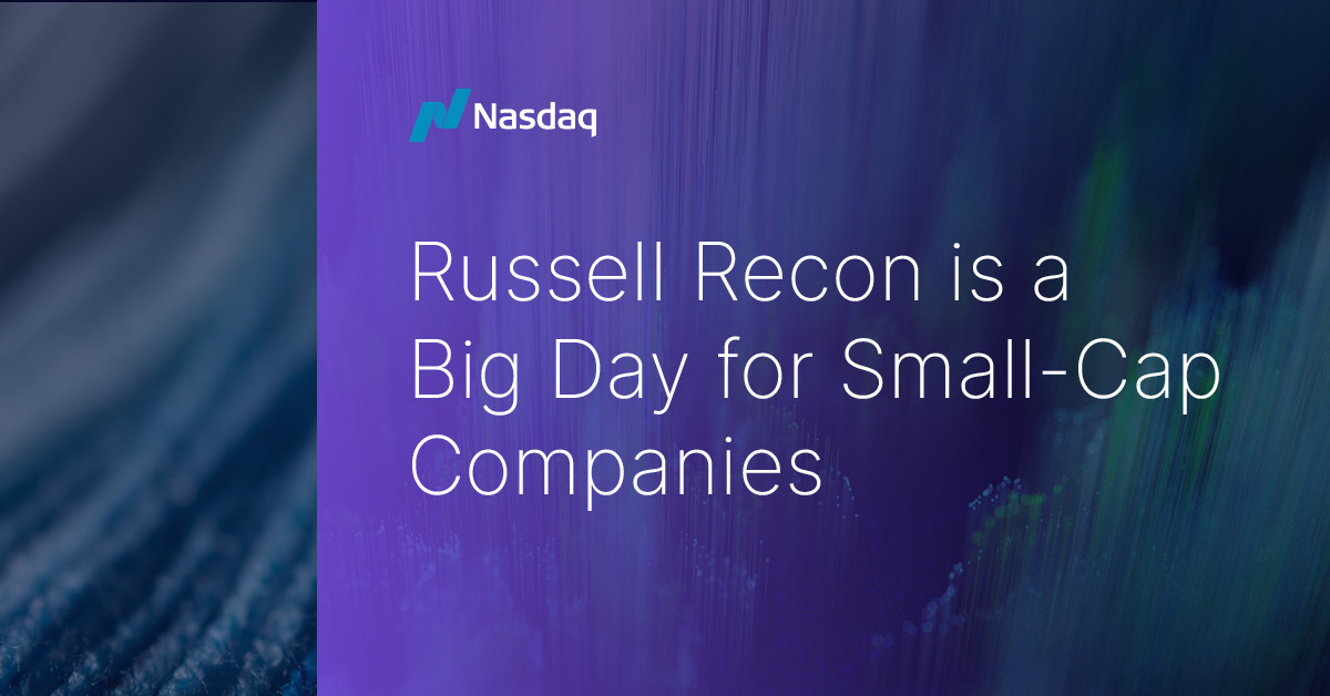 The annual Russell Recon (on June 28) is important for small-cap companies. Being added to the Russell 2000 means you're part of the larger Russell 3000 index; because those companies are part of major fund benchmarks, the turnover is higher: nasdaq.com/articles/russe… #MarketMakers