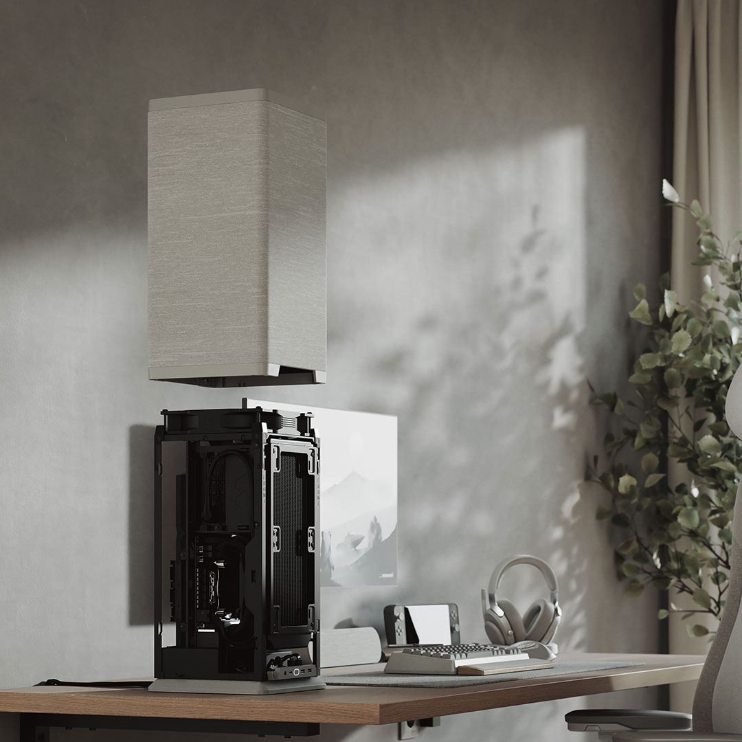 fractalofficial's tweet photo. Enjoy a stylish gaming PC with cool operation —  featuring a 180 mm Dynamic fan which moves air up through the case. https://t.co/qroyyj8VBn