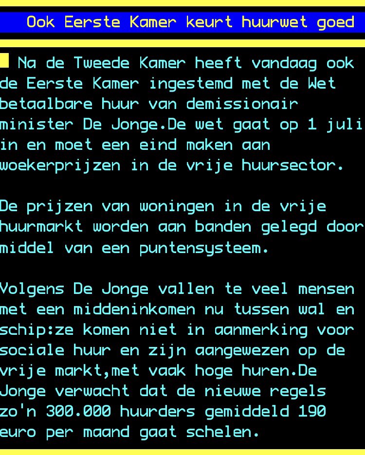Een mooi succes ten gunste van 300.000 mensen; dank Hugo de Jonge, je was een fantastische minister al die jaren. Wat gaan we je missen❗️