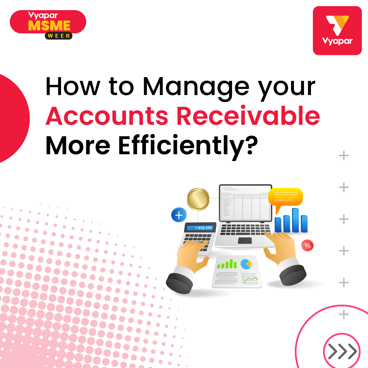 VyaparApp's tweet image. 💡Boost your business&apos;s financial health! Implement these 5 tips to manage your accounts receivable more efficiently and improve cash flow.
#supportLocalMsme #shopLocal #finance #accounting #AccountsReceivable #CashFlow #BusinessTips #INDvsENG #banknifty #VyaparApp #HDFCBank
