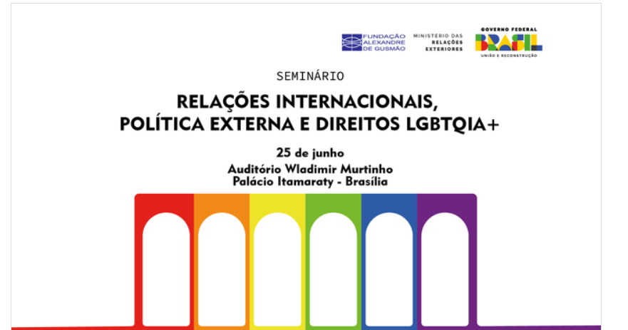 OPEFI (@opefi_br) on Twitter photo Está acontecendo agora o Seminário “Relações Internacionais, Política Externa e Direitos LGBTQIA+”
Assistam ao vivo no canal da <a href="/funagbrasil/">Fundação Alexandre de Gusmão</a> no YouTube Está acontecendo agora o Seminário “Relações Internacionais, Política Externa e Direitos LGBTQIA+”
Assistam ao vivo no canal da <a href="/funagbrasil/">Fundação Alexandre de Gusmão</a> no YouTube